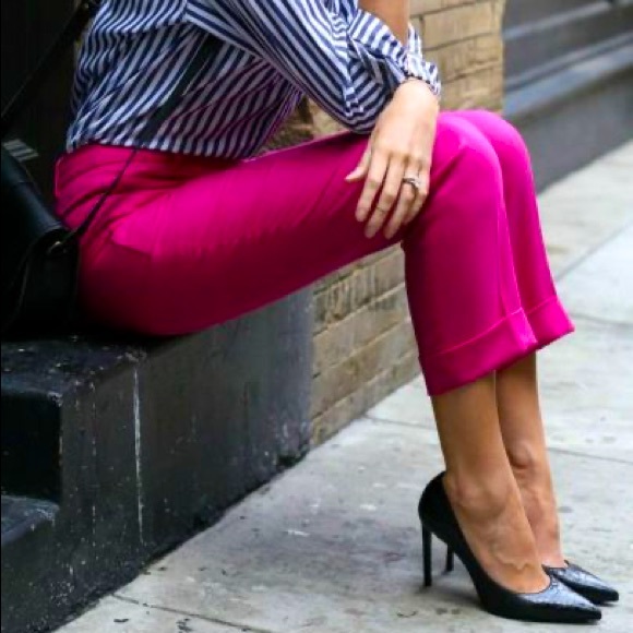 ☀️ENDLESS ROSE 🌹💕tapered leg bright pink pant - Picture 15 of 15